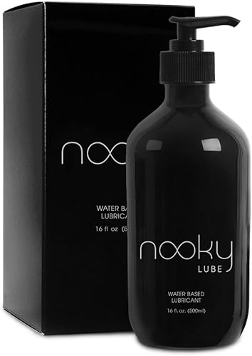 Nooky Lubricante Natural no es pegajoso Base Agua Lubricante personal No Model 16 onza 1