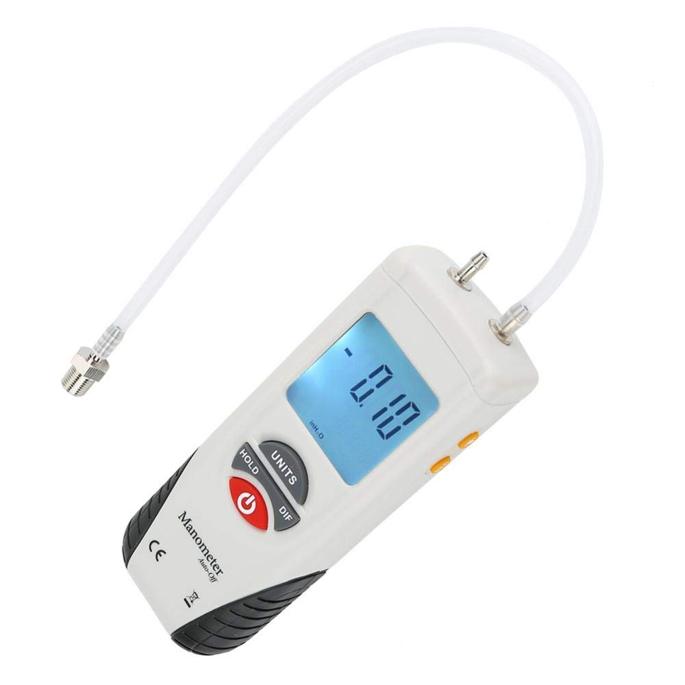 Pressure Gauges Tools Qx1208 High Accuracy Digital Manometer LCD