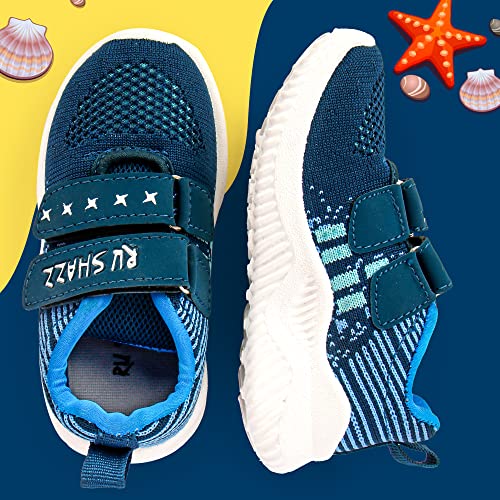 Image of Casual Shoes for 3.5 Years to 4 Years Kids Boys & Girls Sporty Design Slip-On Light Weight Sneakers for Children-Model-Sharp