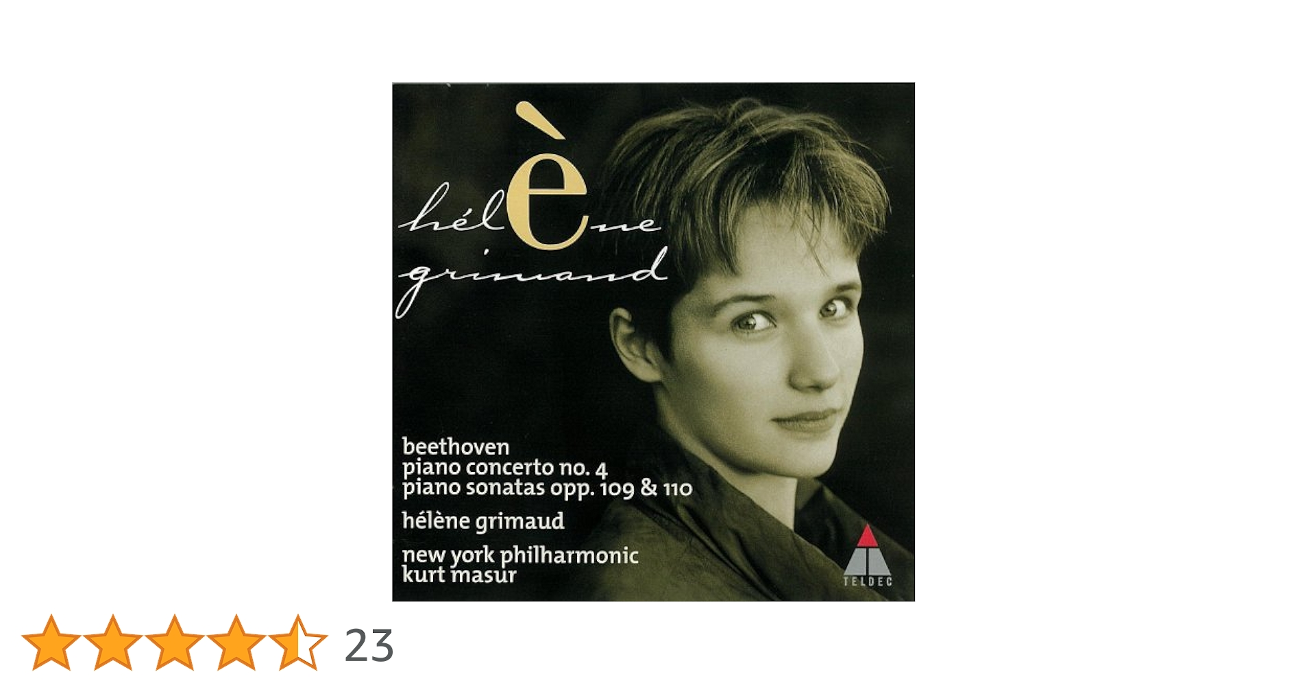 ベートーヴェン：ピアノ協奏曲第４番、ピアノ・ソナタ第３０＆３１番 [CD] 81CtOqRIj+L.jpg