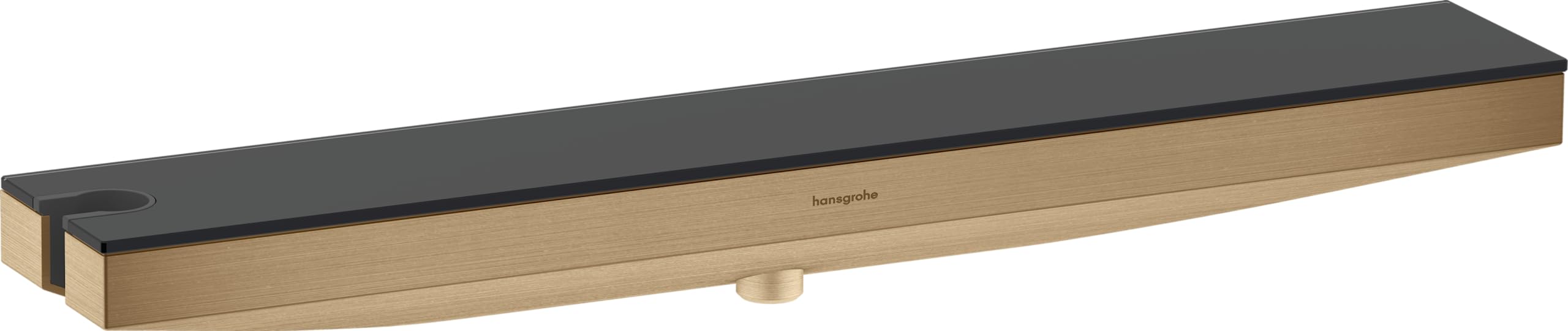 Coude de raccordement hansgrohe Rainfinity bronze brossé design luxe