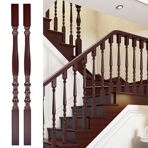 Balaustres de Escalera clásicos de Madera para remodelación para Interiores de Casas oficinas terrazas