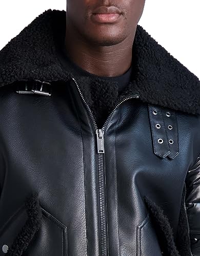 Image of KARL LAGERFELD Men's Karl Lagerfeld Paris Men's Casual Aviator Jacket