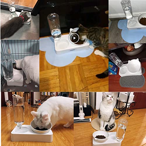 Aqueous Plastic Cat Bowls Dogs Bowls Cat Food Bowls Elevated Cat Bowls Raised Cat Food Bowl Water Bowl for Cats and… - Image 7