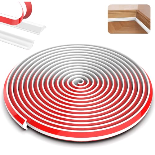 Zocipro 5 Meter Flexible Zierleiste Selbstklebend Deckenleisten