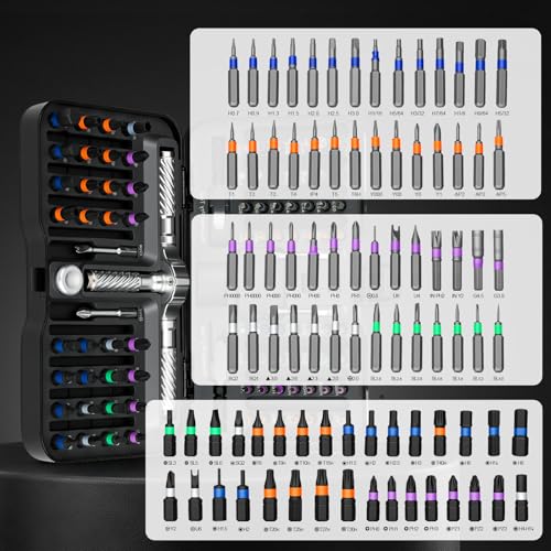 115-In-1 Magnetic Screwdriver Set Ratchet Screwdriver Set - image 4