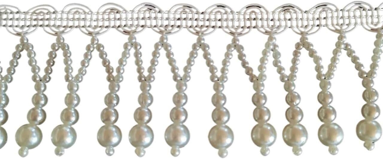 Pendentif pompon en perles fluide ruban de 10 mètres pour costume de théâtre