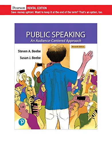 Public Speaking: An Audience-Centered Approach ... 0135709717 Book Cover