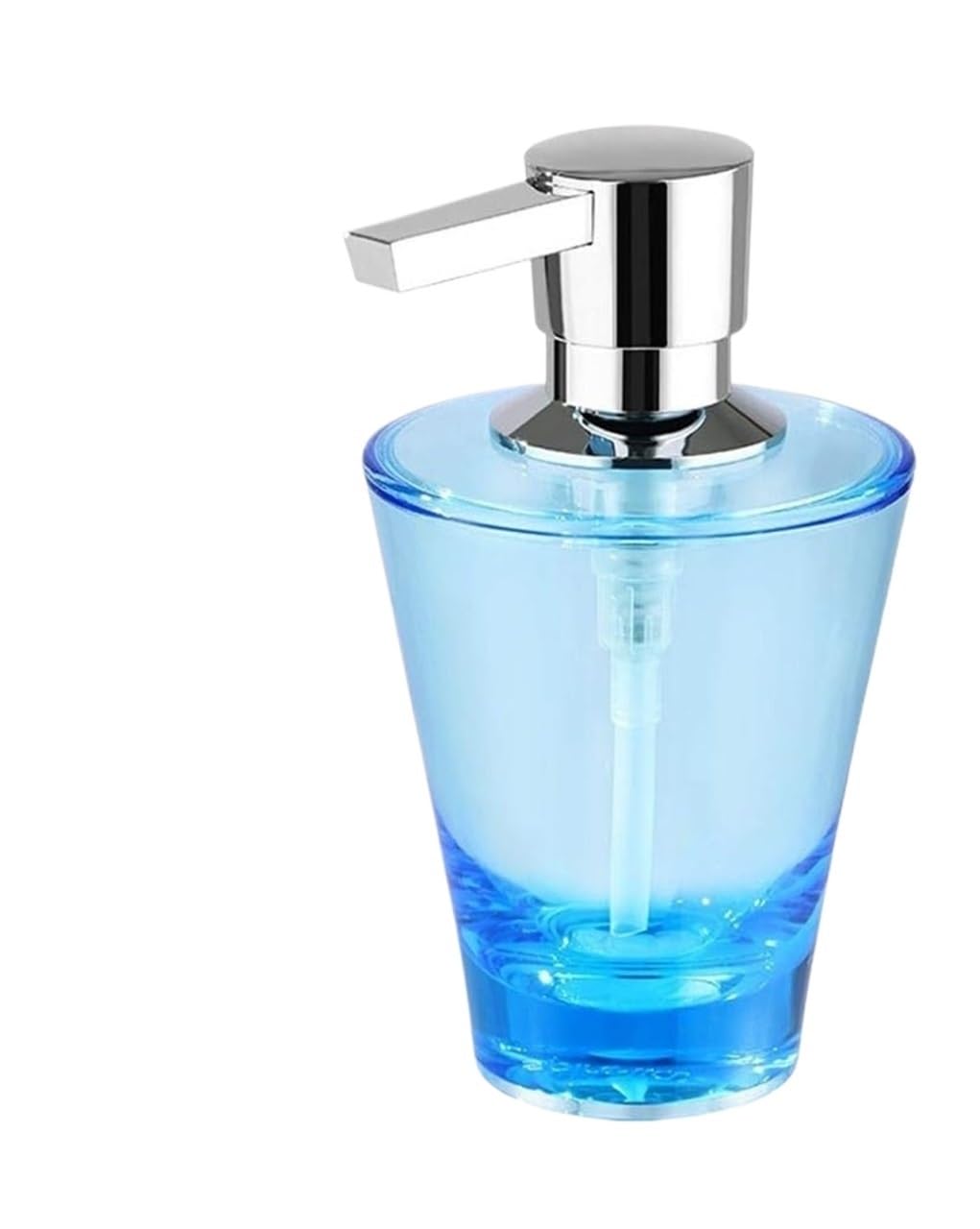 WDSOPK Bathroom accessories Modern DesignedRefillable Shampoo and Conditioner Dispenser Liquid Soap Dispenser with Pump for Bathroom Lotion Home & Kitchen (Blue)