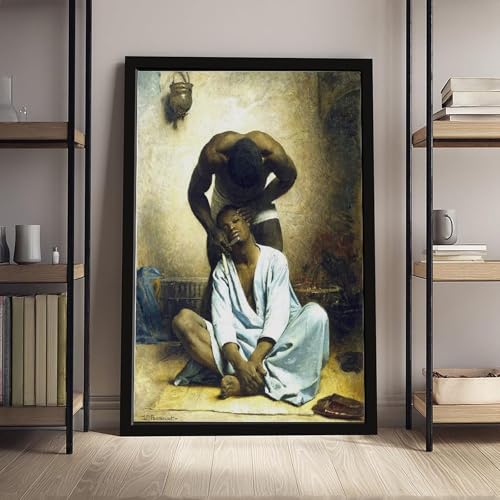 Impression sur toile Leon Bonnat tableau décoratif petit format pour bureau - 4