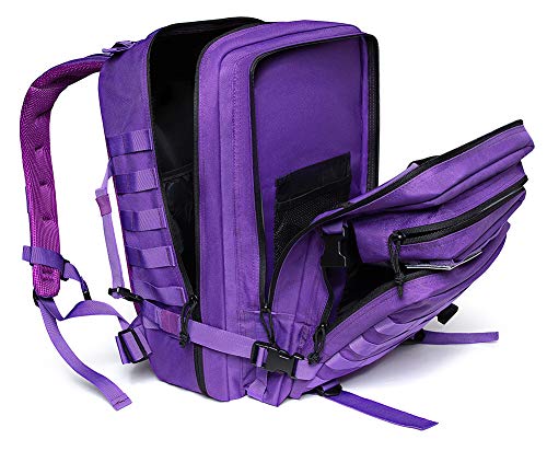 Image of QT&QY 45L Military Tactical Backpacks Molle Army Assault Pack 3 Day Bug Out Bag Hiking Treeking Rucksack