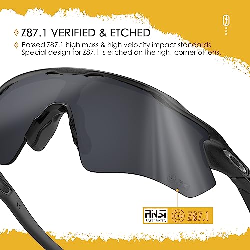 Image of ANSI Z87.1 Replacement Lenses Compatible with Oakley Oil Rig Sunglasses