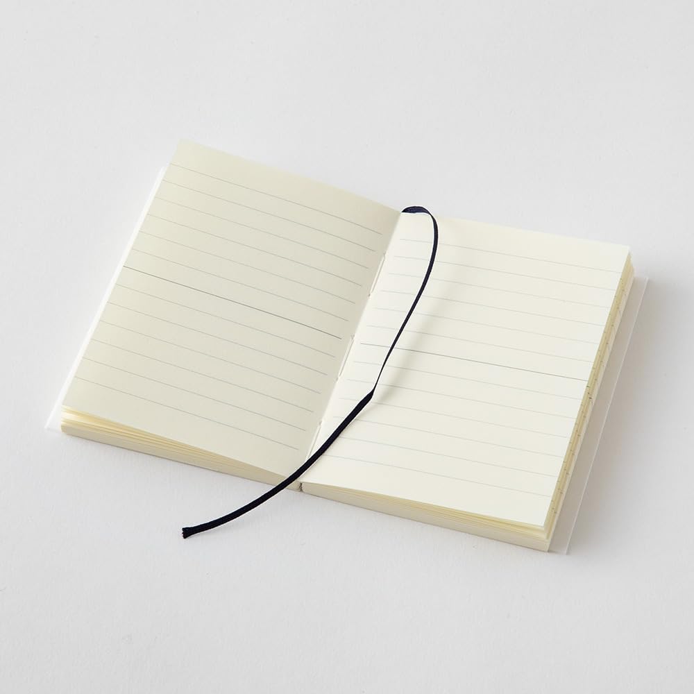 Midori 15345006 Notizbuch, MD-Notizbuch, A7, horizontal liniert