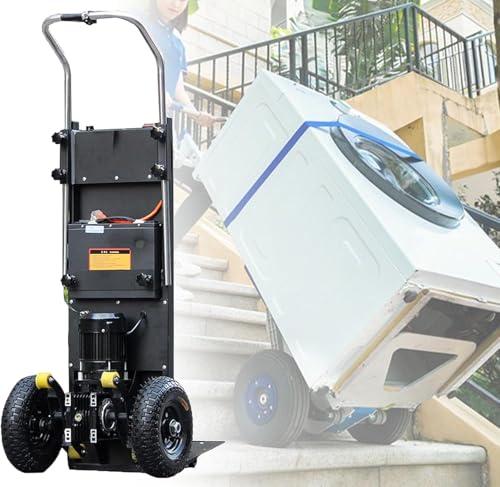 Carretillas De Mano Eléctricas para Subir Escaleras, Carretillas De Mano para Subir Escaleras, Carretilla De Mano Eléctrica Capacidad De Carga Máxima 880lbs, Escalera Fácil De Subir/Bajar