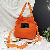 10-15. MEI - Bolso Bandolera para Mujer (Lona, tamaño pequeño), diseño de Letra 5.