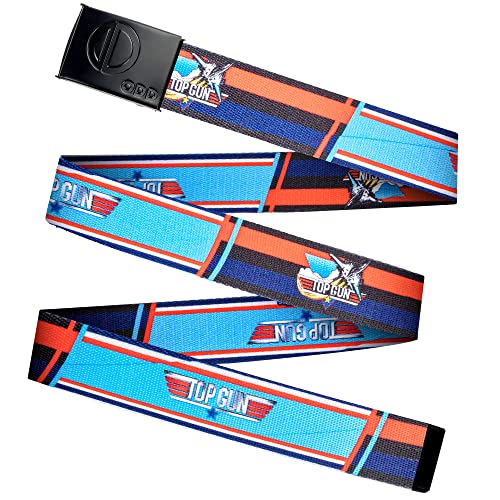 Odd Sox Top Gun Print Adjustable Belt – Novelty Unisex Belt, One Size
