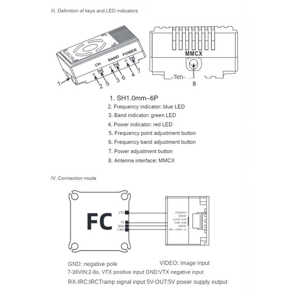 Trasmettitore Video FPV VTX Ad Alta Potenza 4.9G 2.5W VTX 25mW/400mW/800mW/1600mW/2500mw per Droni RC A Lunga Distanza