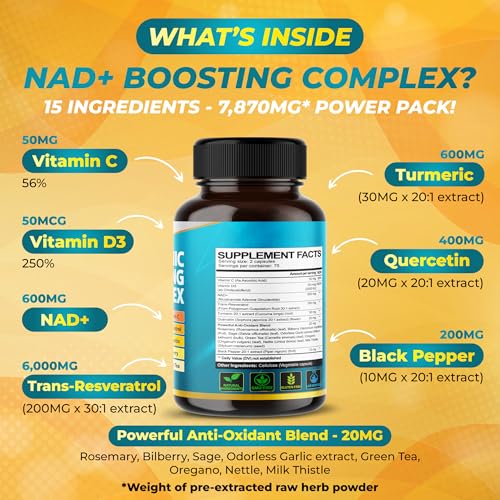 Vegatot VG39-150-IV Organic Nad+ Boosting Complex 15-In-1 Formula thumb #3
