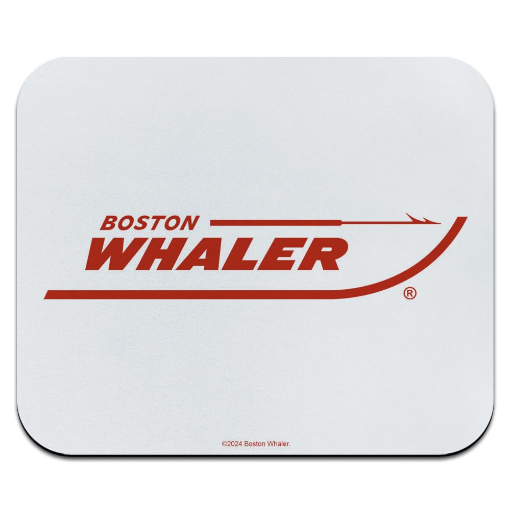 Boston Whaler Red Logo Low Profile Thin Mouse Pad Mousepad