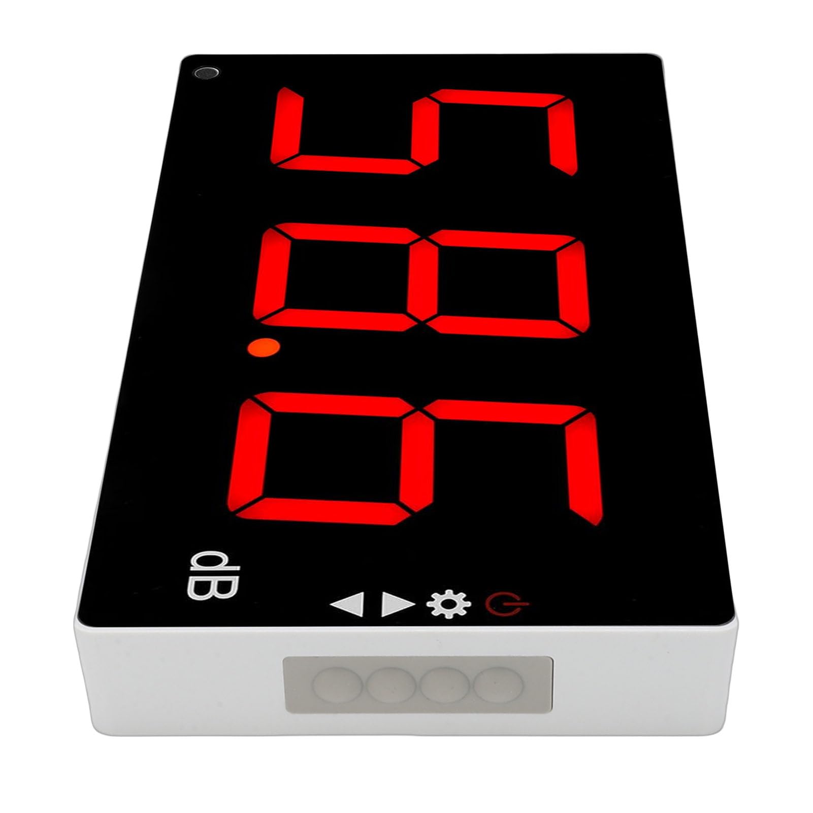 Naroote Fonometri da Parete, Fonometro Digitale, Misuratore di Decibel con Schermo LCD da 3 Pollici DB e Promemoria Sonoro, Ideali per Aula, Casa, Studio e Fabbrica