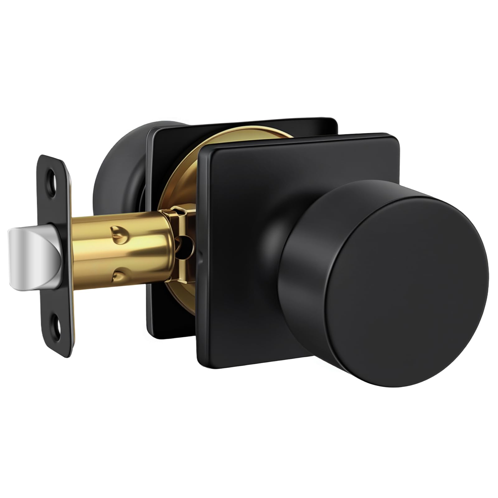 Haidms Black Interior Door Knobs - 8 Pack -26 Haidms Black Interior Door Knobs - 8 Pack -26