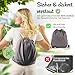 Naturstube® Baumwoll Stoffbeutel Turnbeutel Anthrazit, Sportbeutel Zuziehbeutel Gymsack Sack Jute Schule Rucksack