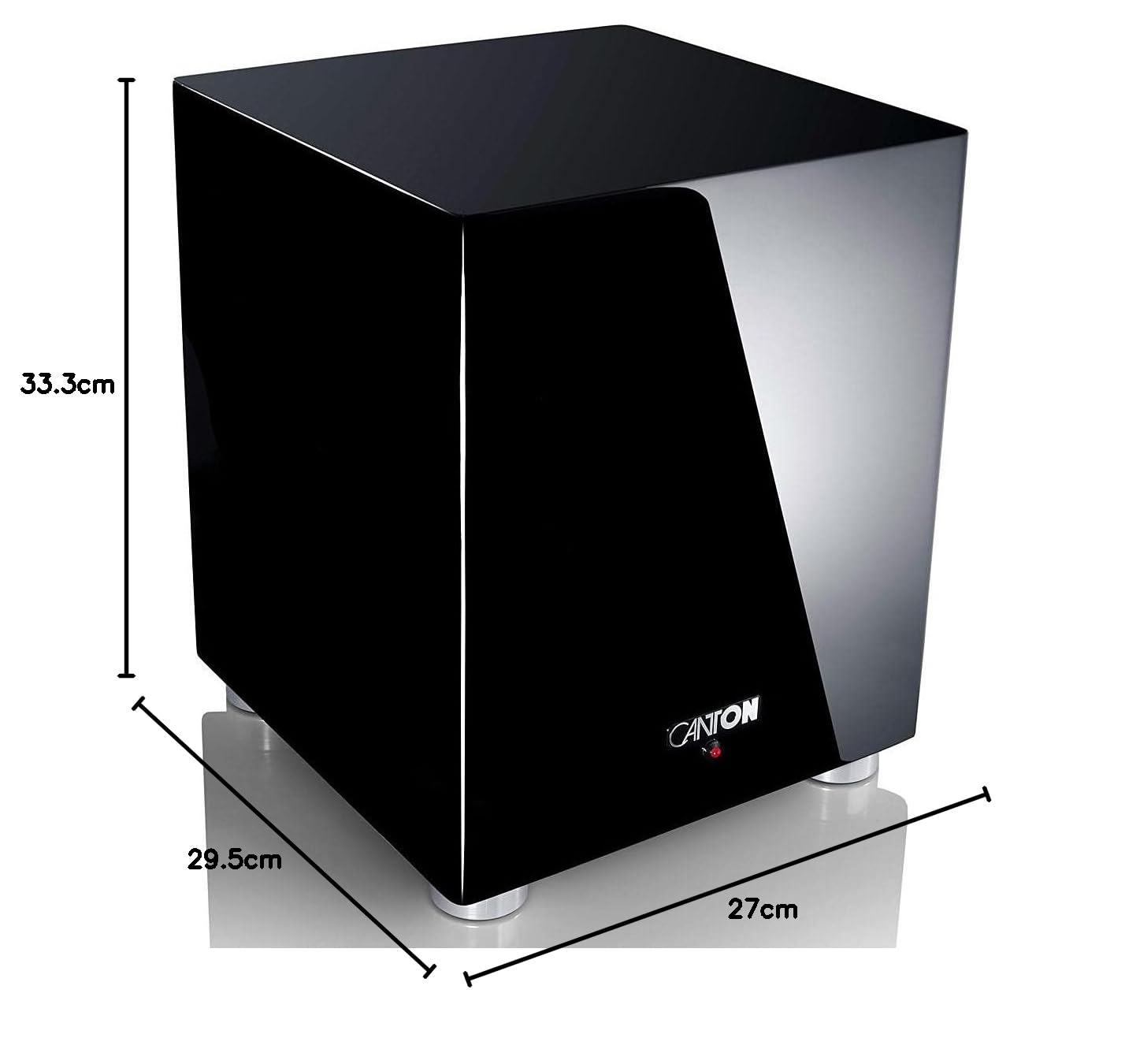 Canton SUB 601 HiFi Subwoofer Schwarz 280W 30Hz - 200Hz