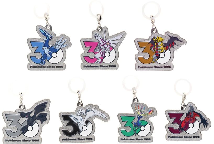 Takara Tomy A.R.T.S Pokémon 30th Anniversary Metal Charm Mascot Sinnoh Unova Kalos Comple…