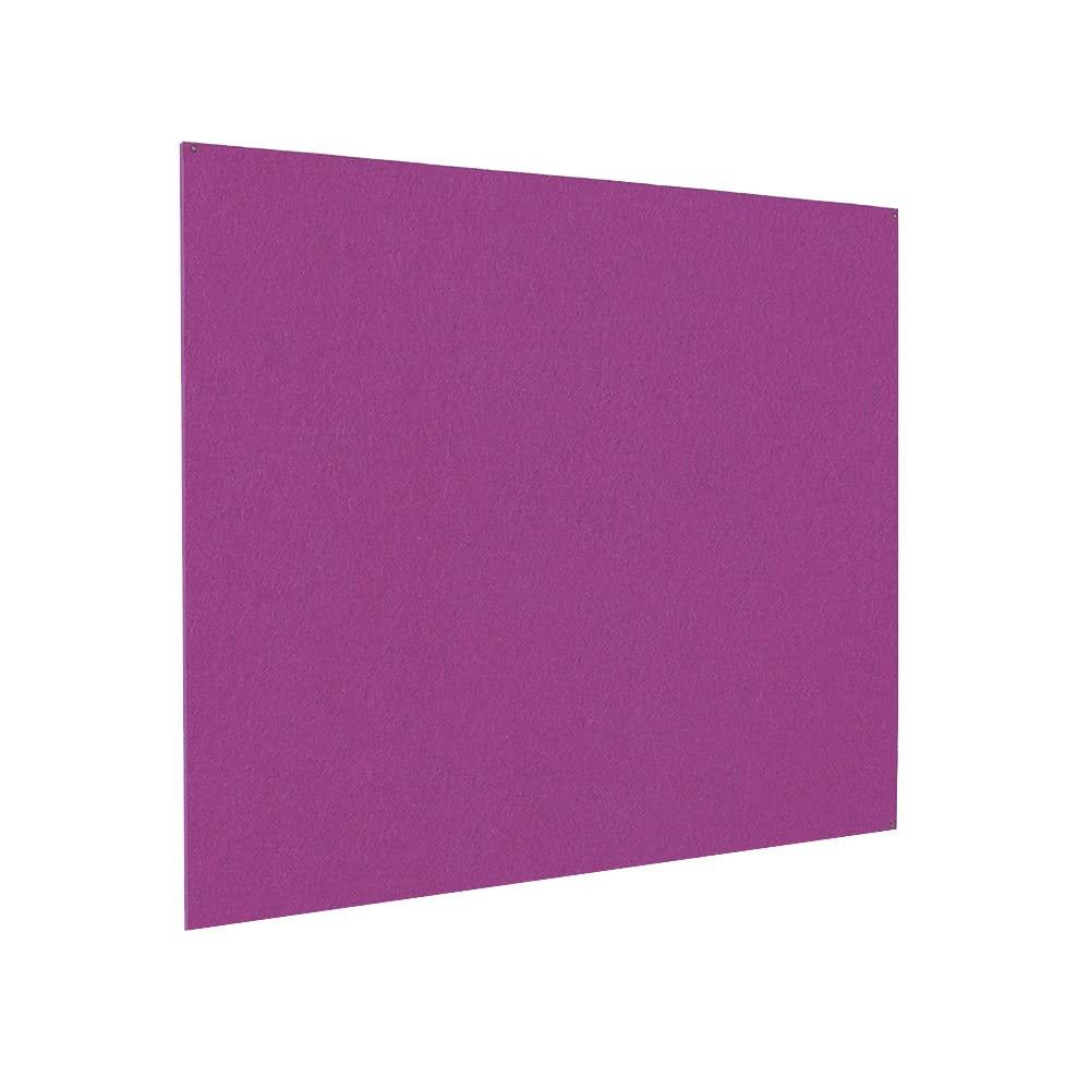 Frameless Notice Boards - Accent Colour Fabric - 1800mm x 1200mm - Lavender