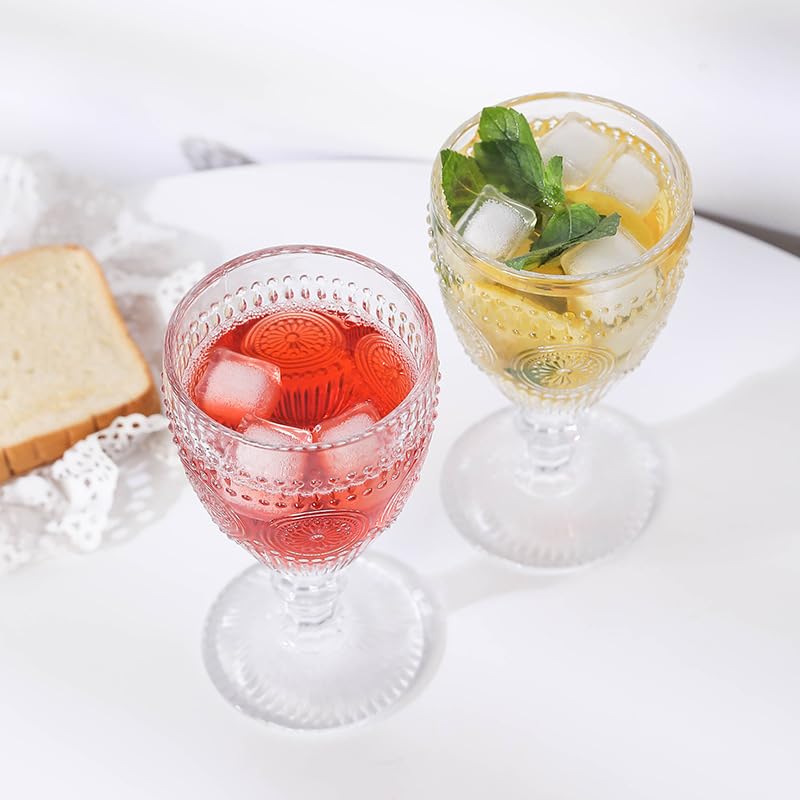 Szklane szklanki o pojemności 300 ml, ze wzorem słonecznika, eleganckie szklanki do wody, soku, kawy, kuchni, baru, szklanki do picia