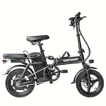 folding electric bike with gates belt drive