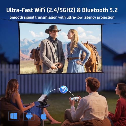 HP Projector with Netflix, USB-C Power Bank Compatible, 4K Supported MC450 - image 7
