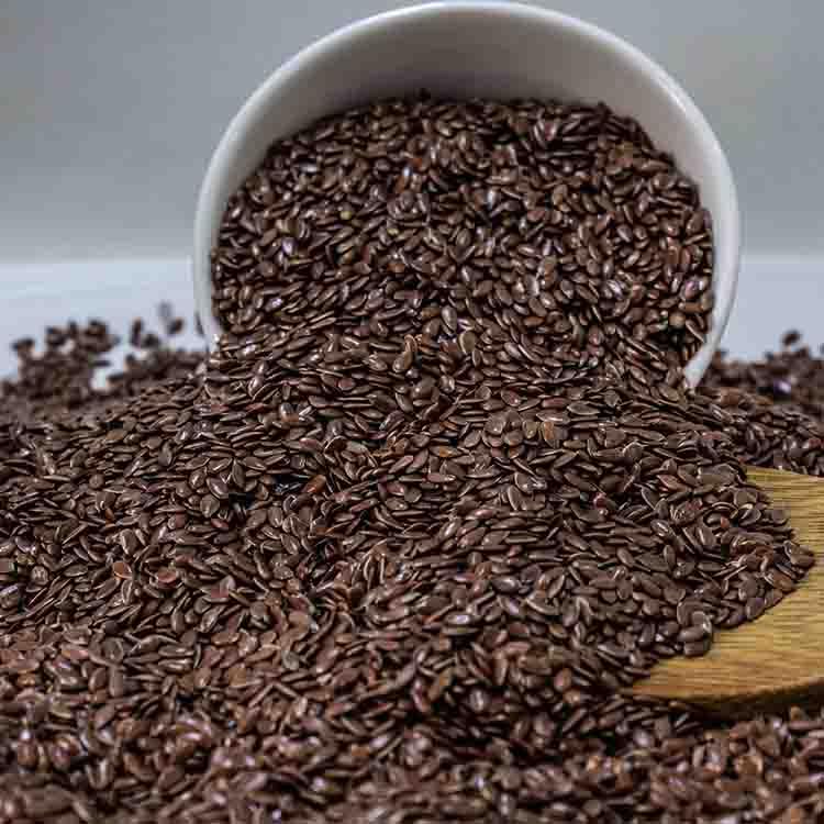 Image of Flax Seeds 200Gm | Alsi Ke Bij | Flax Seeds for Hair Growth | Raw Seeds for Eating | Source of Iron & Dietary Fibre | Rich in Protein Rich in Antioxidants