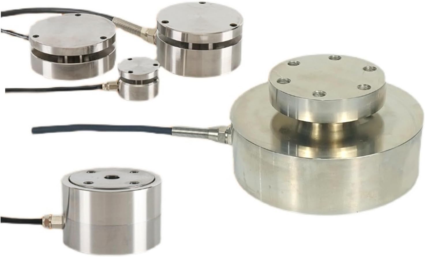 1 Pcs High Precision Planar Tensile and Pressure Weighing Circular Weight Pressure Sensor 5KG500N 2T20 Ton 100KN(0 50KG)