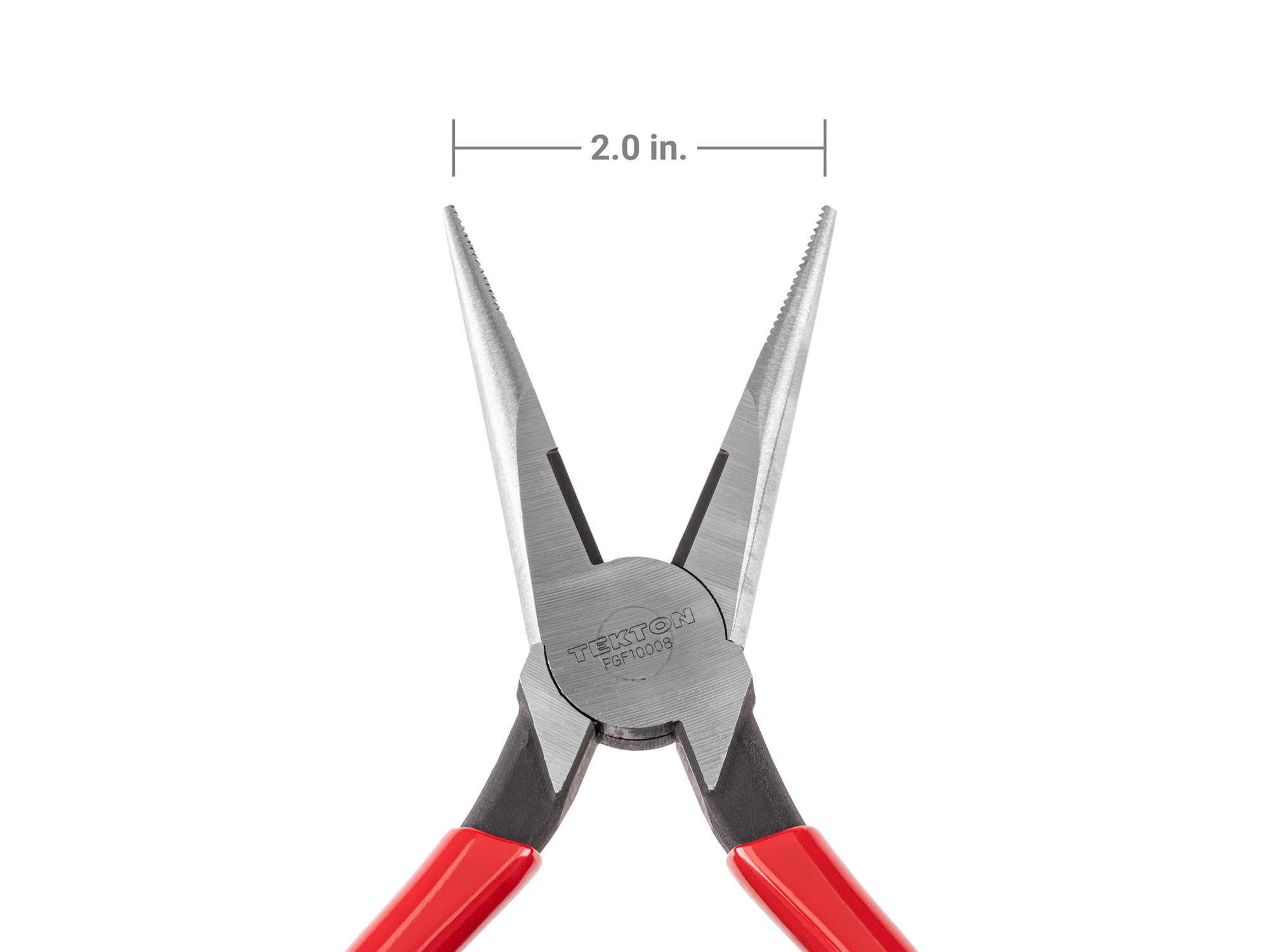 Tekton 8 Inch Long Nose Pliers - Serrated Jaw -6