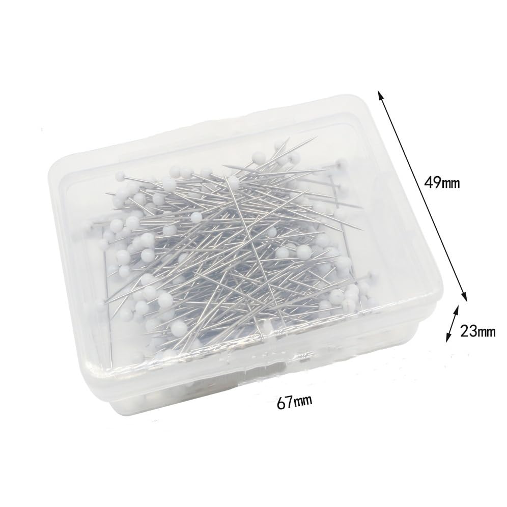 250 Spilli Con Testa Grande Nera - Per Cucito, Hijab, Artigianato E Decorazioni - Foto 10