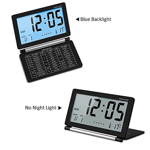 Despertador digital plegable