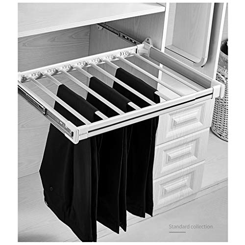 Rack de vêtements à glissement réglable pour suspendre 10 pantalons - 4