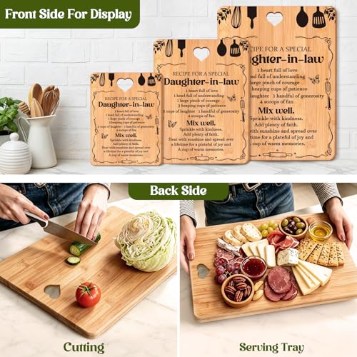 Set 3 Tablas de Cortar de Bambú para Cocina miniatura 4