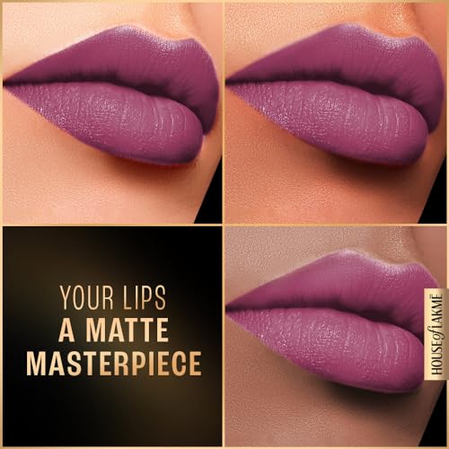Image of Lakme Forever Matte Liquid Lip Colour, Fuschia Chic, 5.6 ml (Pack of 2)