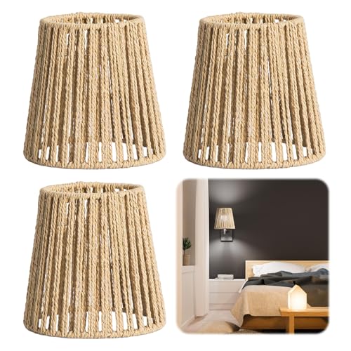 Rattan-Lampenschirm Aus Naturgeflecht – Boho-Stil Für Decken- & Stehlampen