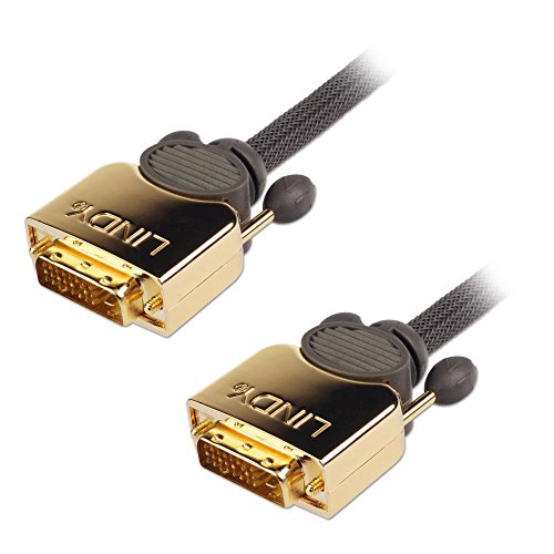 Cable DVI-D Dual Link Lindy 37141 1m macho a macho de 24+1 pines 2