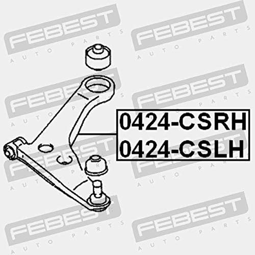 Left Front Arm Febest 0424-Cslh Oem Mr403419 #TOP1