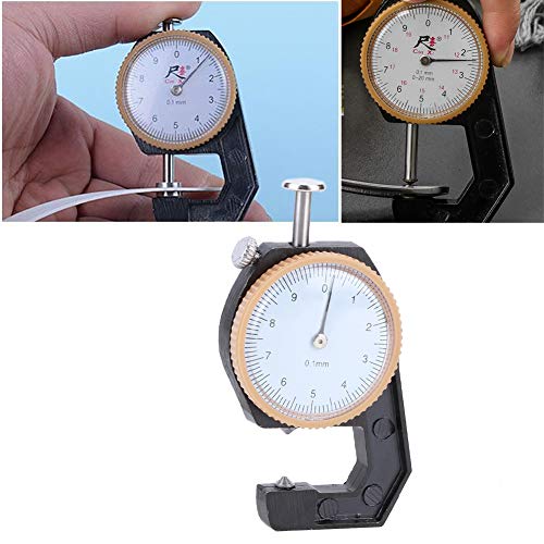 Thickness Gauge, Aluminum Alloy Thickness Measurement Tool, Wear Resist Leather Board Measuring Tool, Leather Thickness Ruler miniatura 4