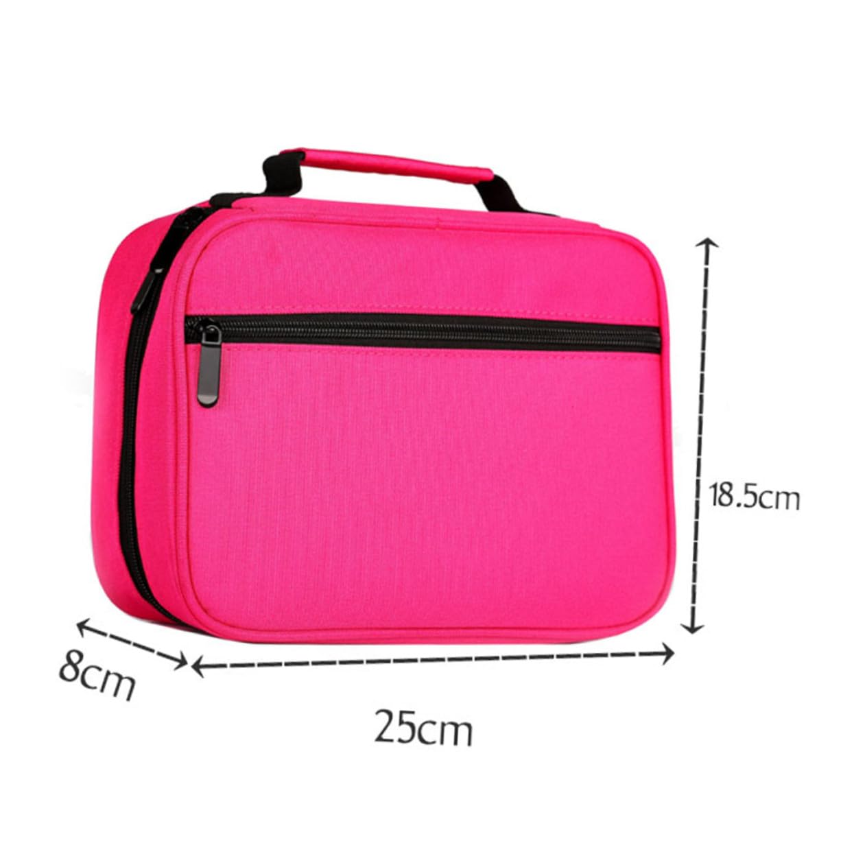 Estuche de Papelería Multicapa Grande de Tela Oxford Cremallera