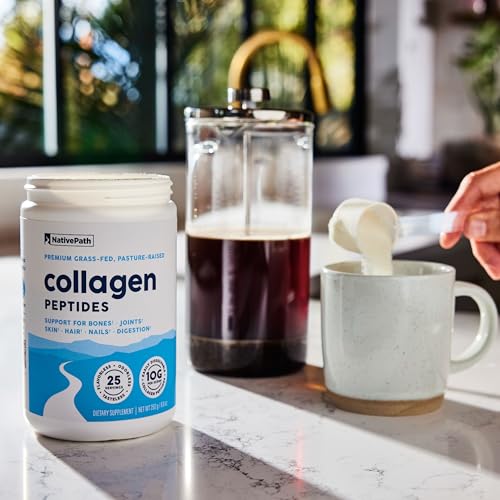 NativePath Collagen Peptides – 10g Pasture-Raised Bovine, Unflavored, Types I & III, 25 Servings — view 7