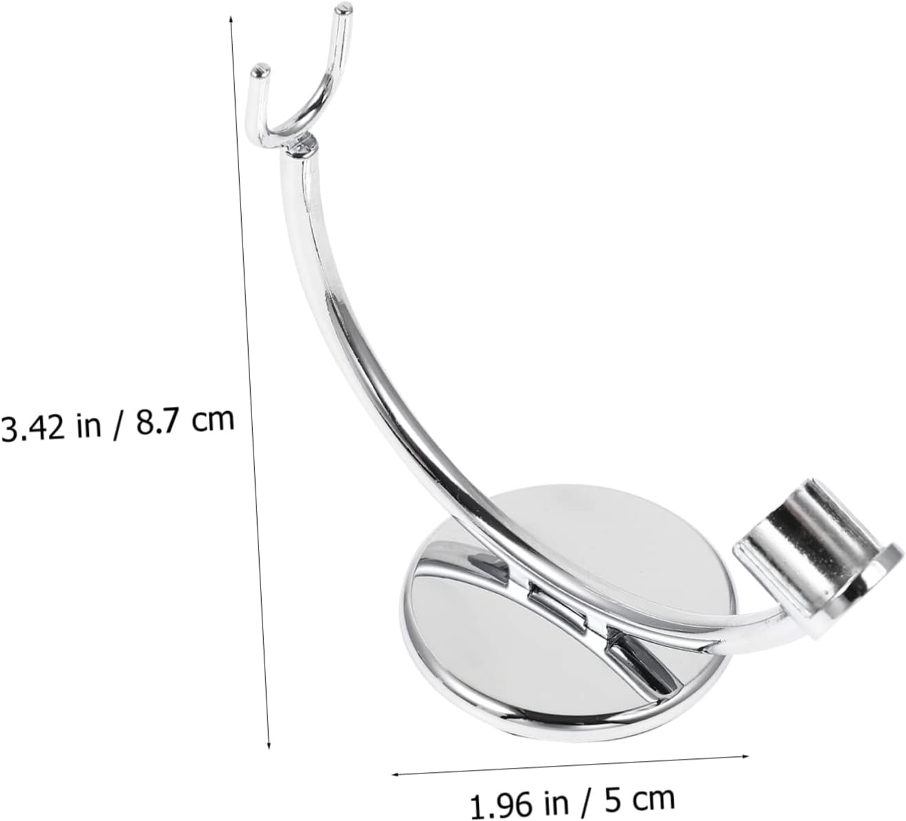 Men's Bathroom Razor Stand for Shaving Brush and Razor Storage image 4