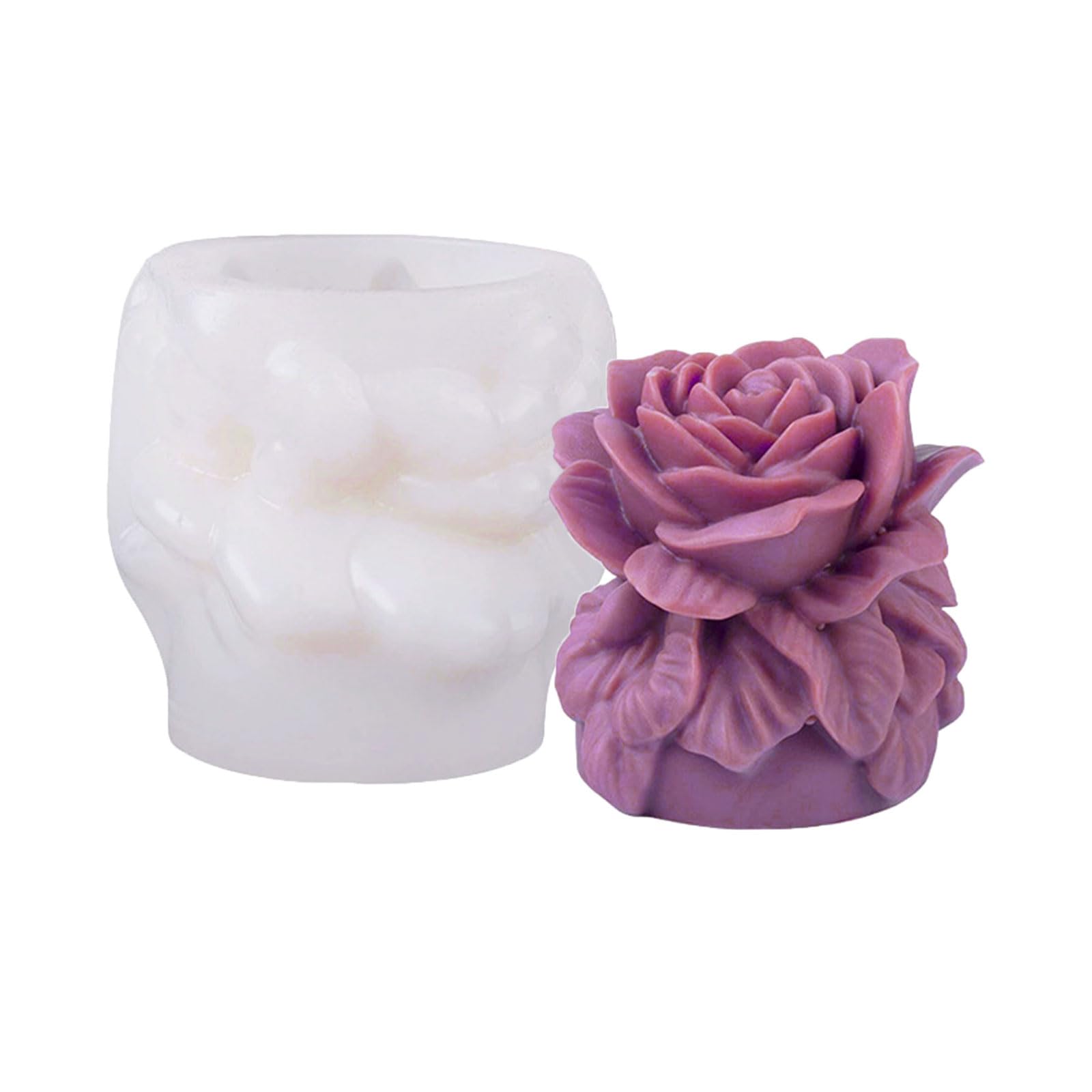 Woedpez Flowers Molds Silicone Plasters Casting Ornament Epoxy Resin Flowers