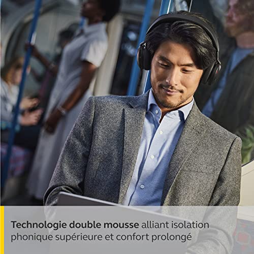 Jabra Evolve2 75 Micro-casque stéréo sans fil pour PC, station de charge, 8 microphones, écouteurs mousse double densité… - Les Beatles, Paul McCartney, John Lennon, RIngo Starr, George Harrison Jabra Evolve2 75 Micro-casque stéréo sans fil pour PC, station de charge, 8 microphones, écouteurs mousse double densité… – Image 4