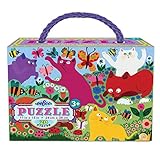 eeBoo Crazy Kittens Travel Puzzle for Kids, 20 pieces